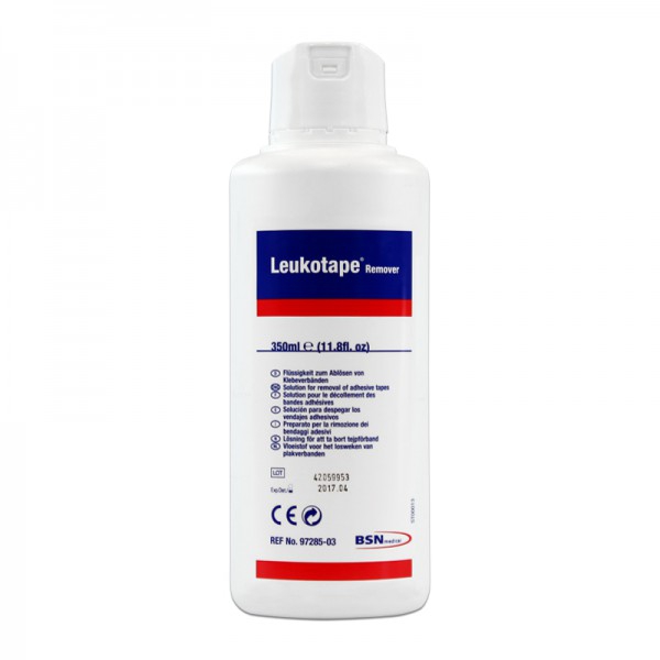 Leukotape Remover 350 ml: Soluzione liquida per rimuovere l'adesivo dalle bende